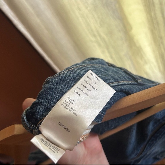 Free People Sunkissed Denim Short Overalls Zip Front Jean Shortalls NEW Size 4 - Picture 7 of 11